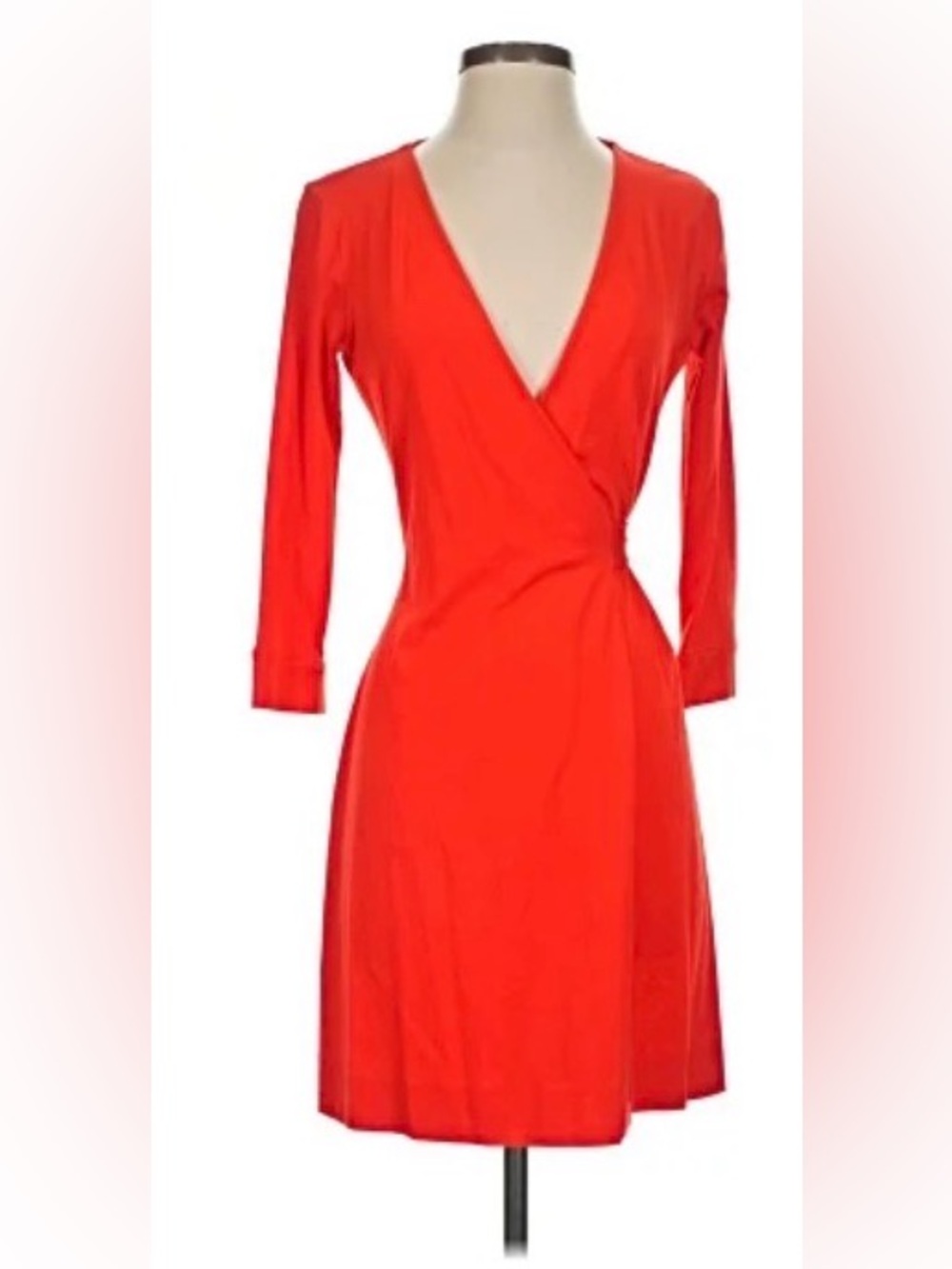 Diane Von Furstenberg Red Wrap Dress